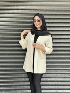 مانتو زنانه حصیری فری‌سایز