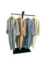 مانتو چهار رنگ بلند دوجیب