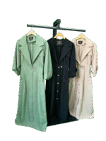 ماکسی زنانه یقه انگلیسی کمر کش | کد 117 - تصویر 5