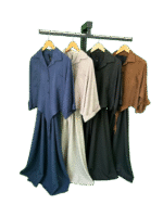 ست شومیز و سارافن گرهای زنانه | کد 116 - تصویر 3