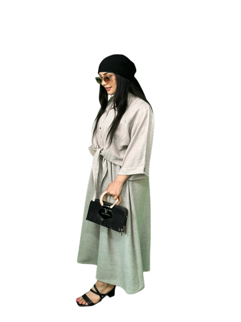 شومیز سارافن گره ای سفید