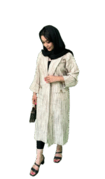 مانتو بلند دو جیب