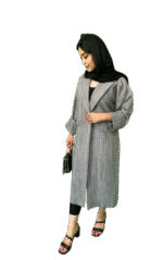 مانتو جیبی بلند