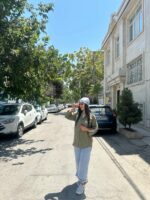 شومیز نردبانی فری‌سایز پارچه گازوئیلی | کد 118 - تصویر 8