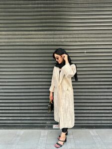 مانتو جدید بلند کرم