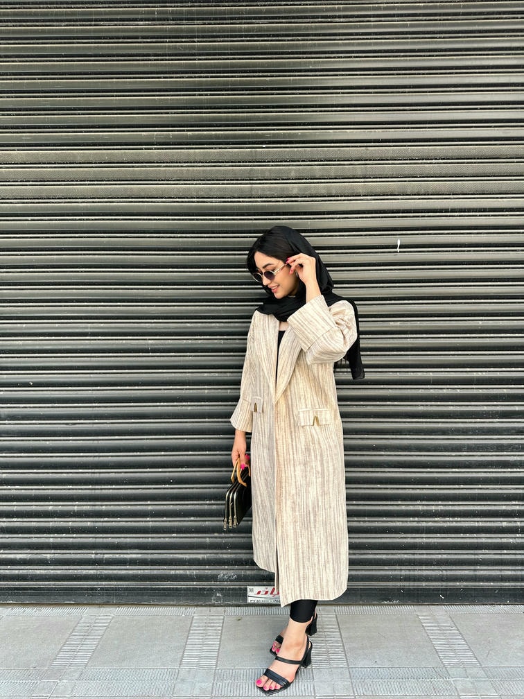 مانتو جدید بلند کرم