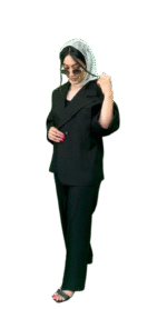 مانتو شلوار مشکی