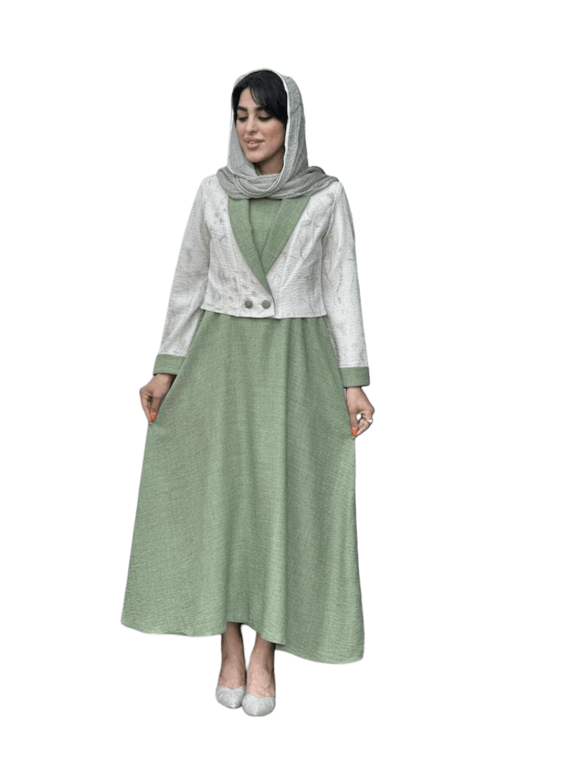 مجلسی و روزمره (1) کت سارافون یقه آرشال